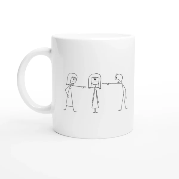Caught in the Middle Stick Mug