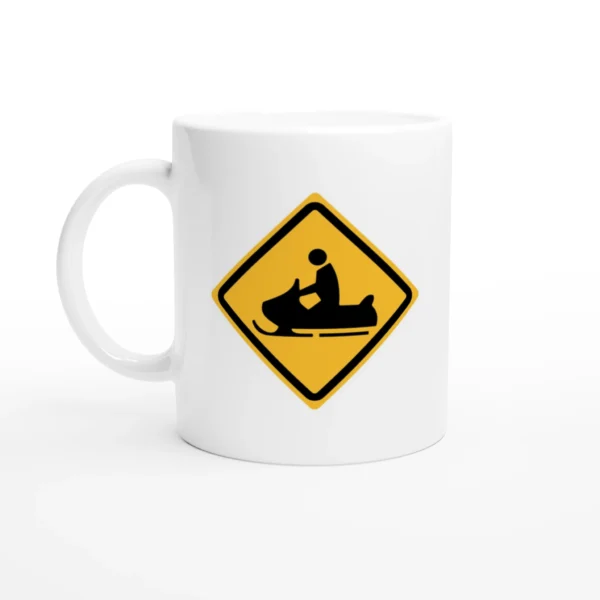 Caution: Snowmobiles Mug
